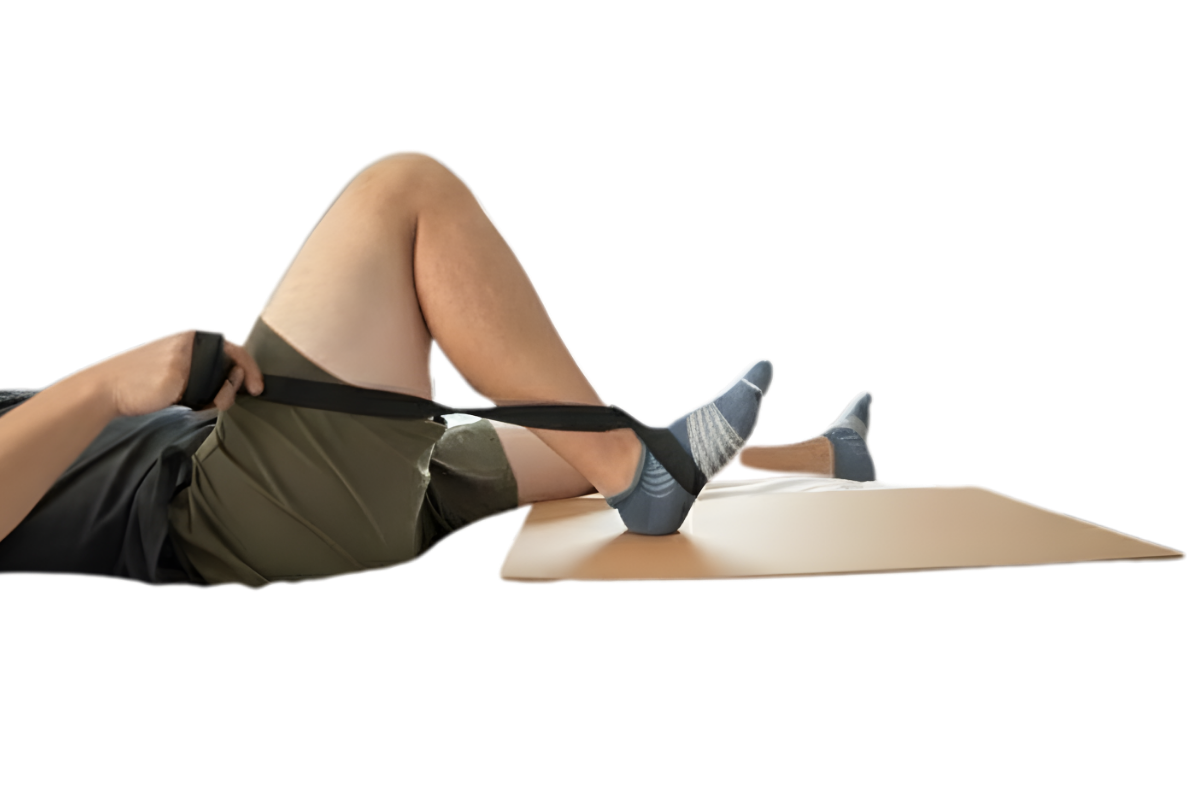 Good example — side view showing hip, knee, and ankle